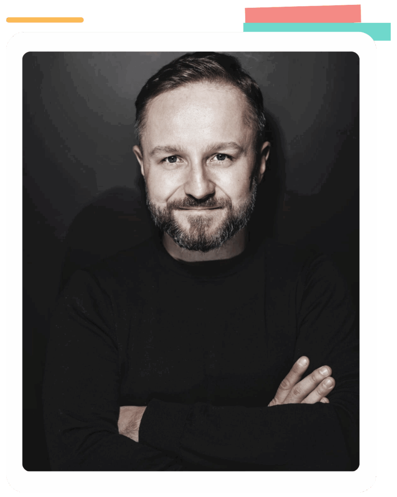Pawła Krzywickiego, trener i moderator w Pracowni Gier Szkoleniowych